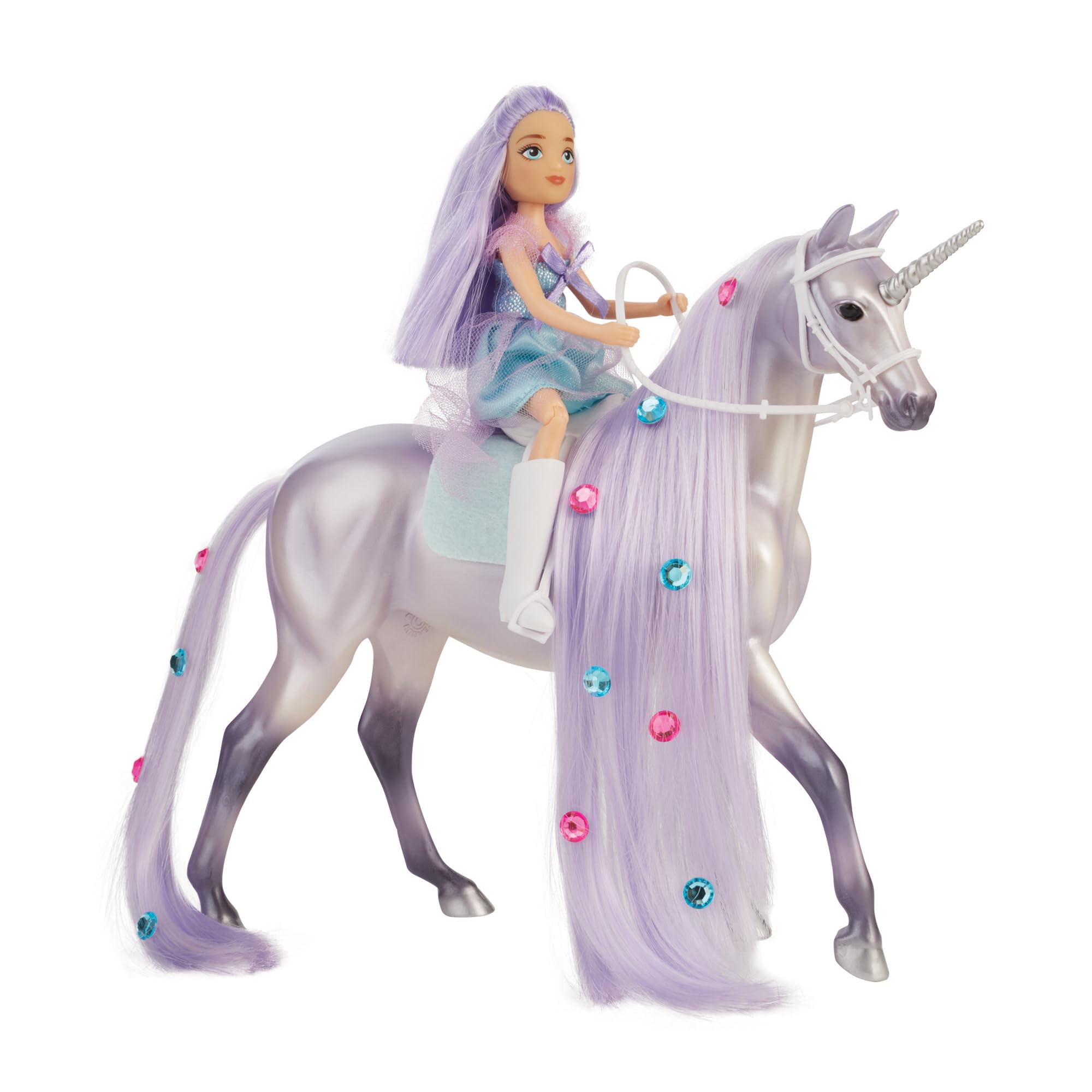 Amazon.com: Breyer Twila & Moonstone - Magical Unicorn & Rider B